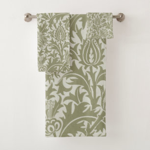 William Morris Thistle Sage Green Motif