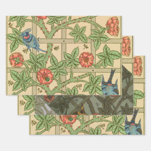 William Morris Trellis Design classique de papier