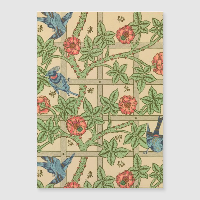 William Morris Trellis Design classique de papier  (Devant)