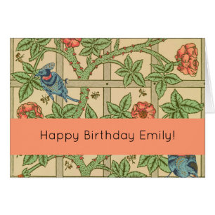 William Morris Trellis Design classique de papier