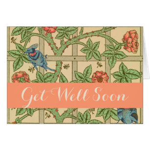 William Morris Trellis Design classique de papier