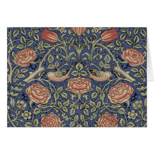 William Morris Tudor Fond d'écran Rose