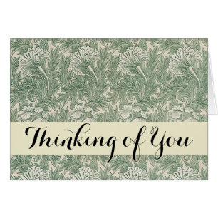 William Morris tulip fond textile vert