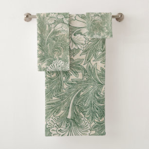 William Morris tulip fond textile vert