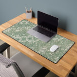 William Morris Tulip Green Imprimer<br><div class="desc">motif mis en miroir et pivoté</div>