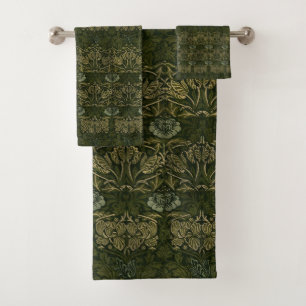 William Morris : Tulipe Verte & Serviette Rose