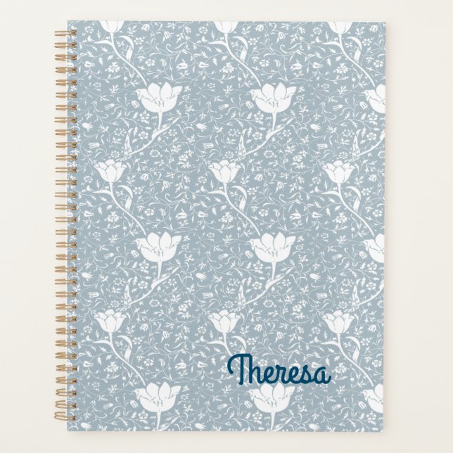 William Morris Tulips en Motif blanc (Devant)
