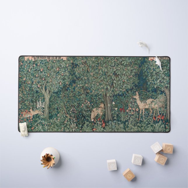 William Morris verdure forêt animal botanique (Tableau pour enfants)