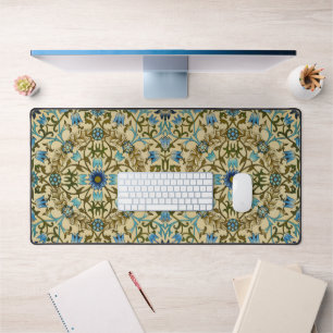 William Morris Vintage Blue Motif Sans Couture