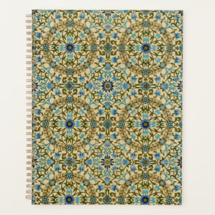 William Morris Vintage Blue Motif Sans Couture