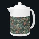 William Morris Vintage Floral Rose Green Compton<br><div class="desc">Le design de ce produit a été inspiré par le design de papier peint floral Compton de William Morris. William Morris (1834-1896) était un créateur textile anglais emblématique qui vécut pendant la période victorienne. Il a contribué de façon significative à la renaissance des arts textiles traditionnels britanniques et des méthodes...</div>