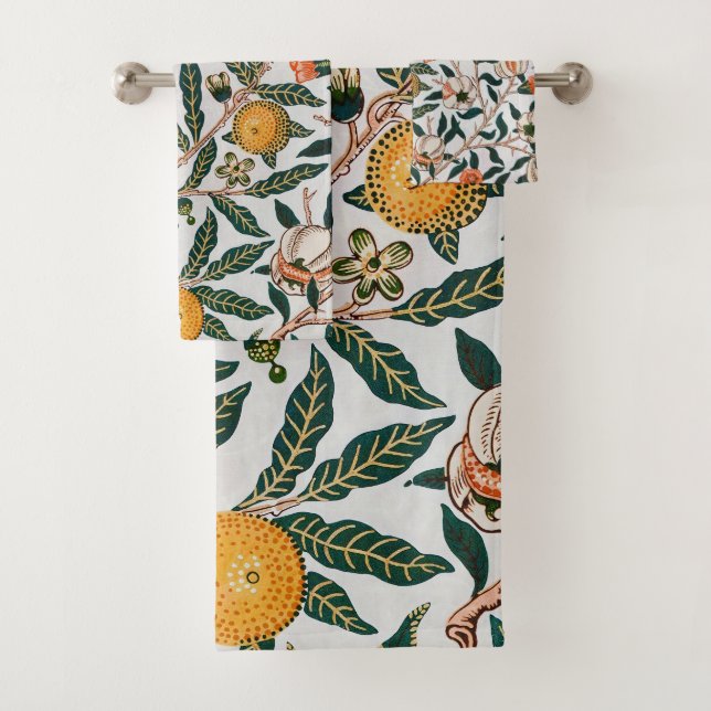 William Morris Vintage Fruit Grenade Blanc (En situation)