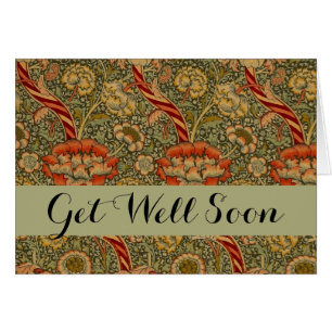 William Morris Wandle Anglais Floral Damask Design