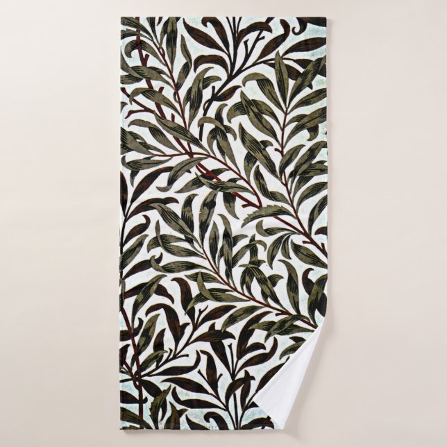William Morris - Willow Bough, célèbre motif, (Serviette de bain)