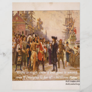 William Penn & Ce qui est juste est juste