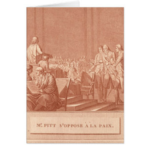 William Pitt l'aîné s'opposant à la paix