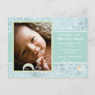 William Renee Faire-part de naissance