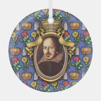 William Shakespeare Ornement en verre