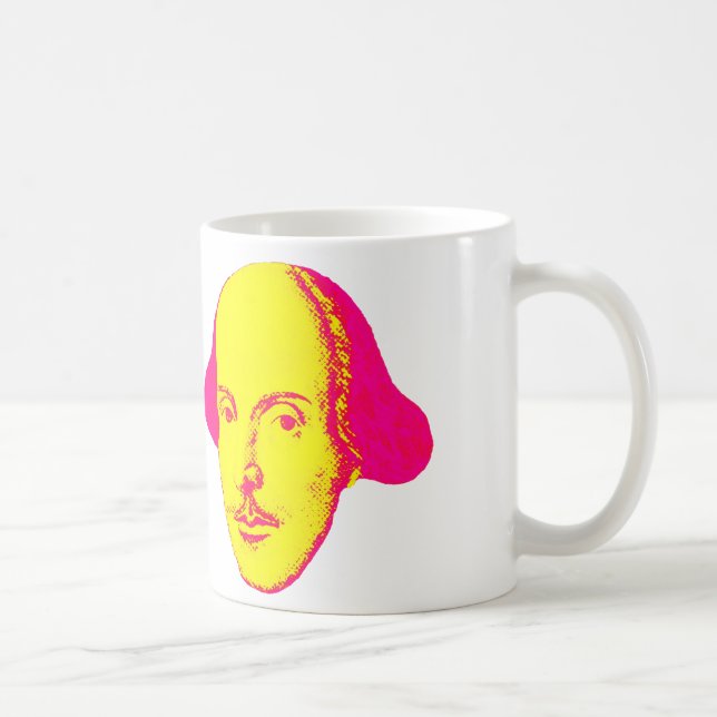 William Shakespeare Pop Art Mug (Droite)