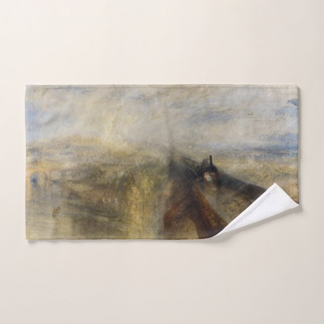 William Turner - Pluie, vapeur et vitesse (Serviette à main)