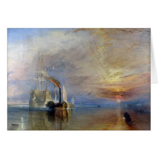 William Turner : Temeraire a tiré avec effort pour (Devant horizontal)