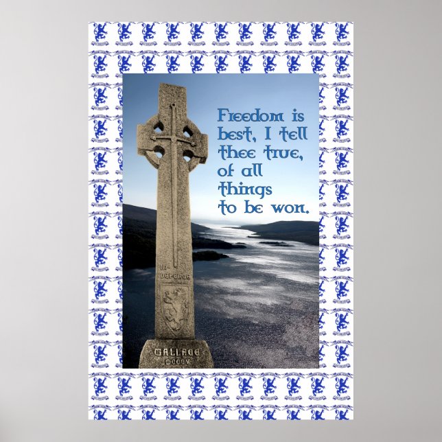 William Wallace Monument Robroyston Poster de paix (Devant)