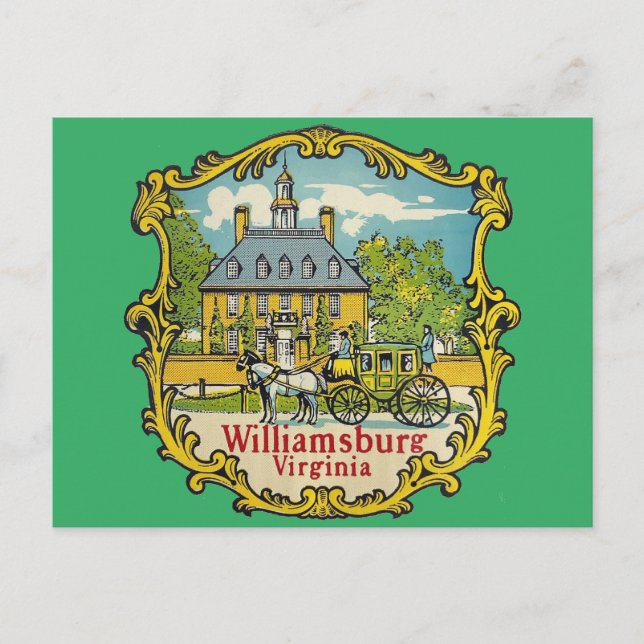 Williamsburg Virginia - Carte postale (Devant)
