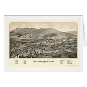 Williamstown, carte panoramique de mA - 1889