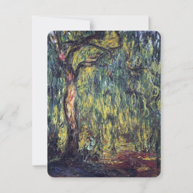 Willow de Weeping par Claude Monet, Art Vintage (Devant)