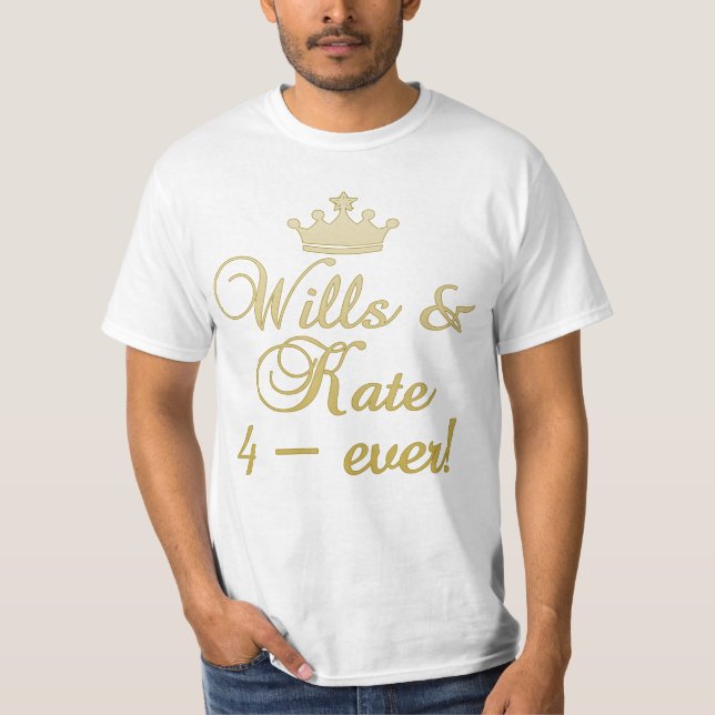 Wills & Kate T-shirts 4-Ever, Mugs, Cadeaux (Devant)