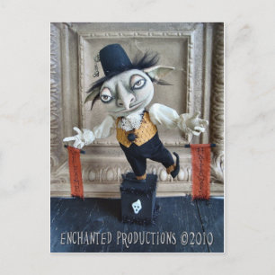 Willy T. Goblin Bienvenue Carte Postale Halloween