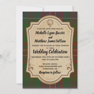 Wilson Tartan Faire-part de mariage