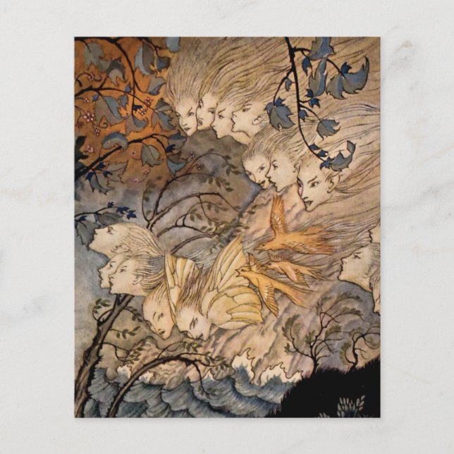 « Wind Sprites » par Arthur Rackham (Devant)