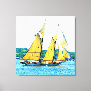 windjammer voile toile enveloppée