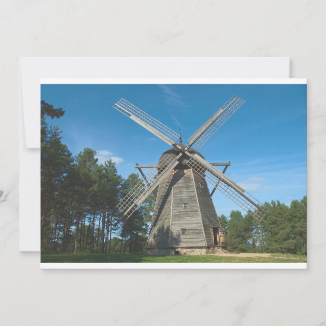 Windmill - invitation (Devant)