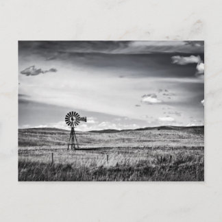 Windmill sur la carte postale Plains