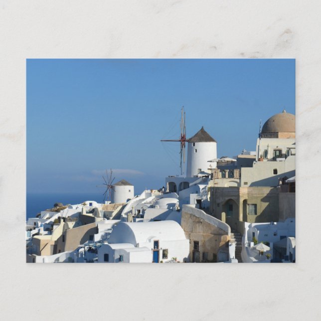 Windmills of Oia Carte postale (Devant)