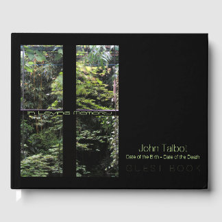 Window Cross on Nature Garden Memorial Livre d'inv