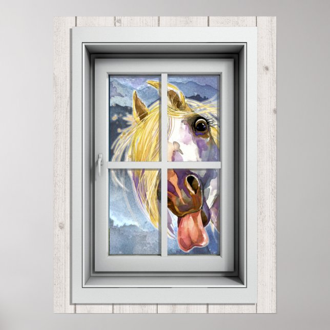 Window View Poster (Devant)