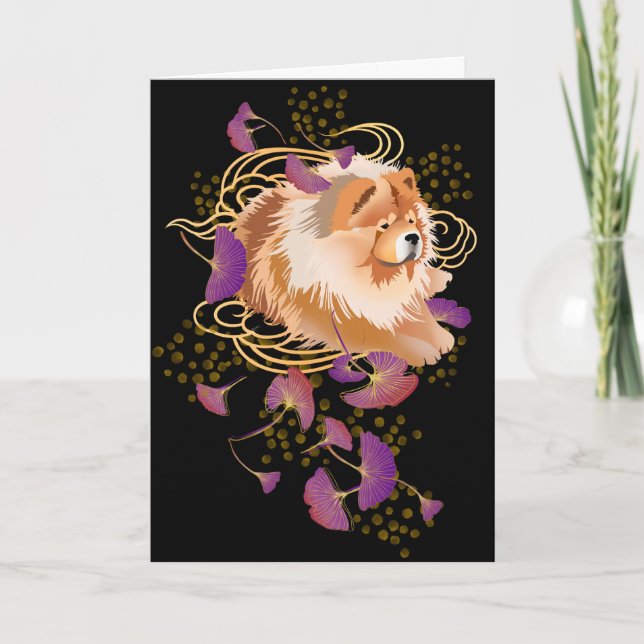 WINDSONG VERSION 2 - Carte Chow Art 2 tailles (Devant)