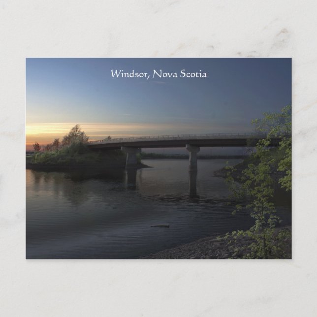 Windsor - Carte postale du pont Falmouth (Devant)