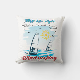 Windsurf Est Mon Style De Vie Jeu Oreiller