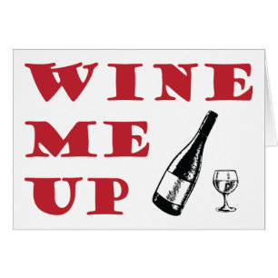 Wine je vers le haut de la carte