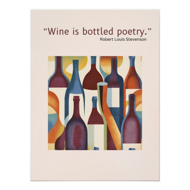 Wine Poster Quote (Devant)