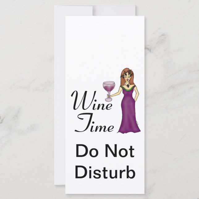 "Wine Time" WineWomenDesigns.com Promotions (Devant)