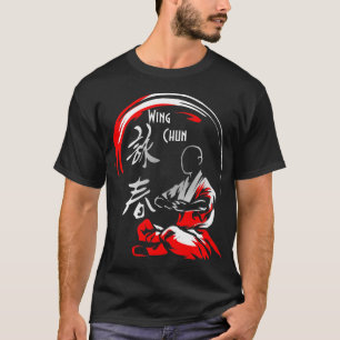 Wing Chun Sifu Méditation Kung Fu T-Shirt