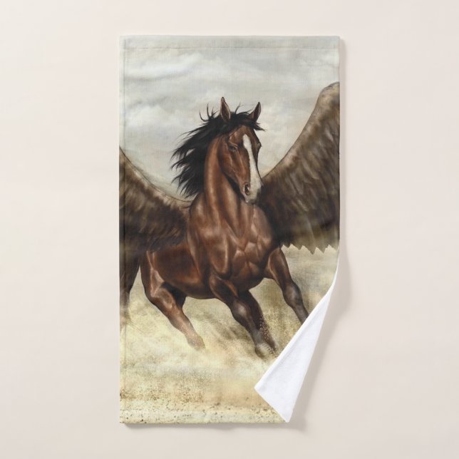 Winged Pegasus   (Serviette à main)