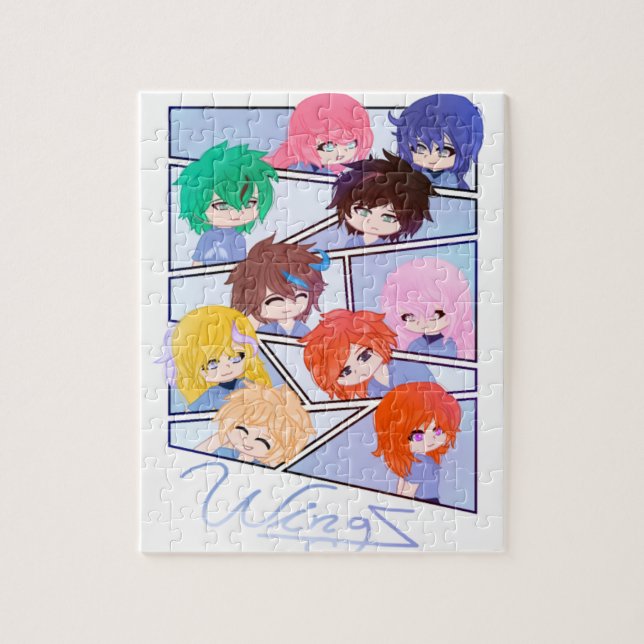 Wingz Official Multi Personnages Puzzle (Vertical)