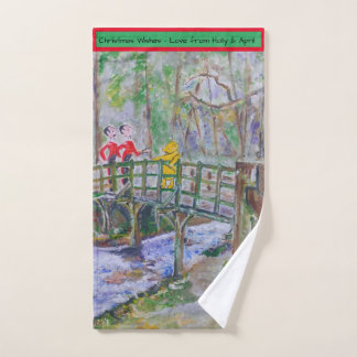 Winnie La serviette en or - Personnalisation de No
