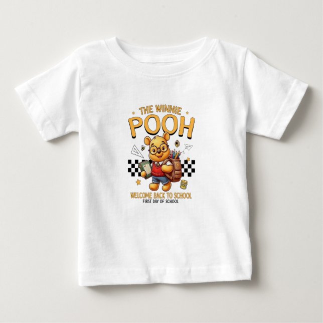 Winnie the Pooh Back to School T-Shirt (Devant)